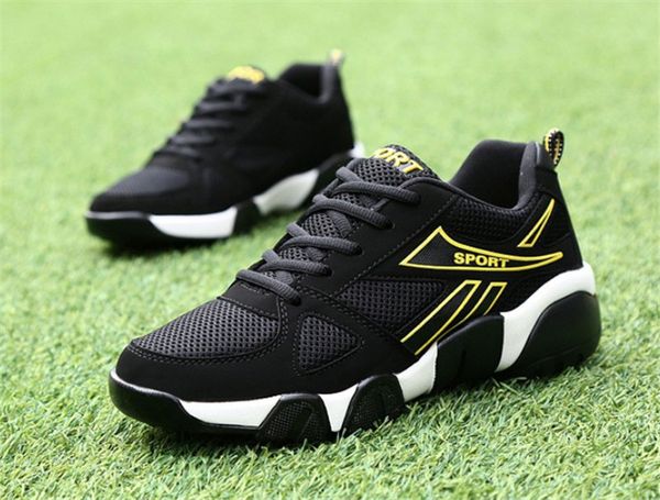 

2019 flying wild youth breathable fashion designer shoes sneakers tricolor sneakers mens lightweight casual shoes 40-45, Black