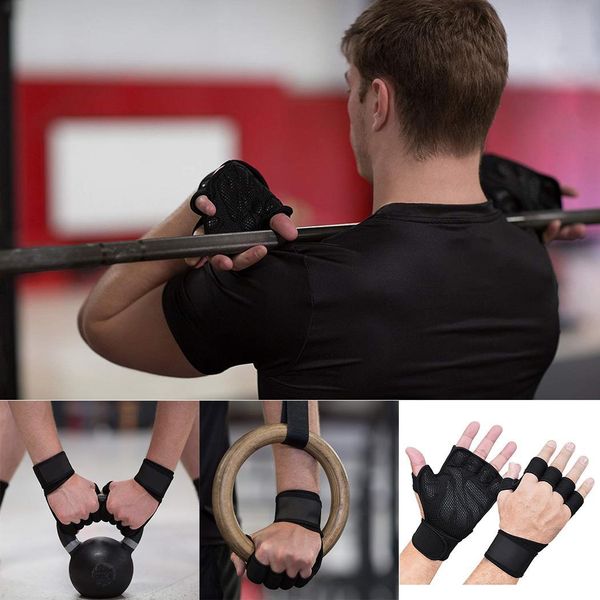 

men cycling rowing weightlifting power grip half finger sports xs/s/m/l/xl/xxl adults pair of exercise gloves