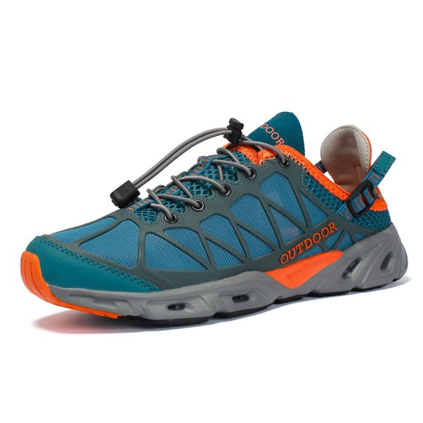 

outdoor men's hiking shoes breathable mesh quick drying sneakers for men trekking wading upstream water shoes