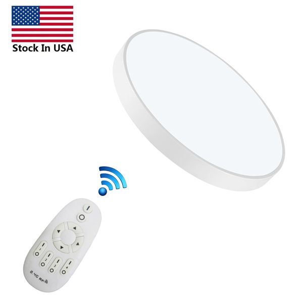 2019 Led Flushmount Dimmable Ceiling Light With Remote For Living Room Bedroom Dining Room Kitchen Lighting Lighting Timer 3 Light Color Change From