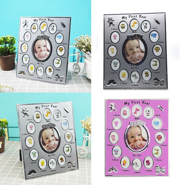 

мой первый год diy младенца роста photo frames 12 месяцев изображение дисплей keepsake новорожденный home decor подарок ребенку dropshipping