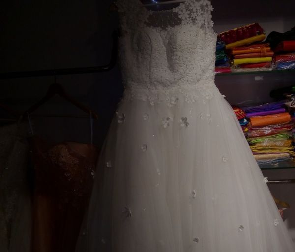 

2018 elegant luxury and beautiful wedding dresses super dress, White