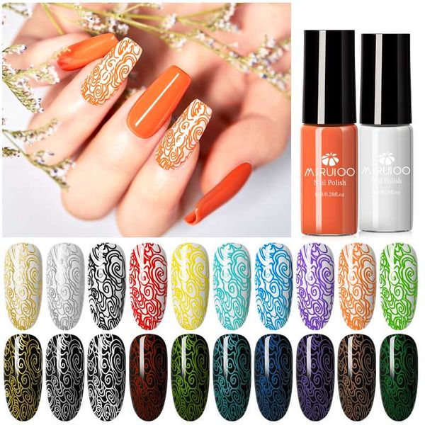 

msruioo 8ml gel nail polish nail art stamping gel print for manicure nails colors uv decoration stamping plate varnish, Red;pink