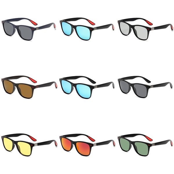 

new fashion polaroid sunglasses for men cool gold and silver leopard pattern metal stent black brown clear mirror lens rimless sunglasses #7, White;black