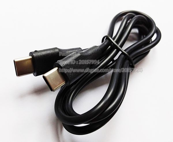 Cabos, 2m Comprimento Tipo-C USB C Macho para Plug Masculino Cabo de Extensão de Carga de Alimentação / 2pcs