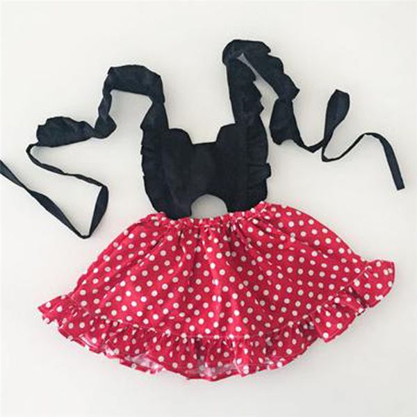 

fashion kids baby girls polka dot bowknot ribbons summer princess dress party tutu dresses clothes, Red;yellow