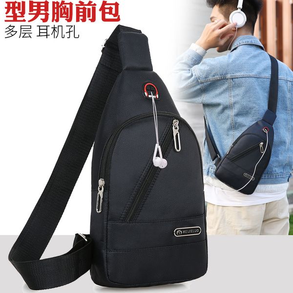 

for both men and women shoulder bag sportsman chest bag oxford cloth leisure large capacity chest pack