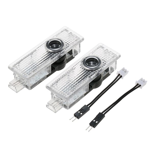 

car door 2pc led light projector easy install emblem ghost shadow hd for