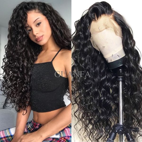 

360 full lace human hair wig with baby hair deep wave natural color 150 den ity bleached knot natural hairline full lace wig