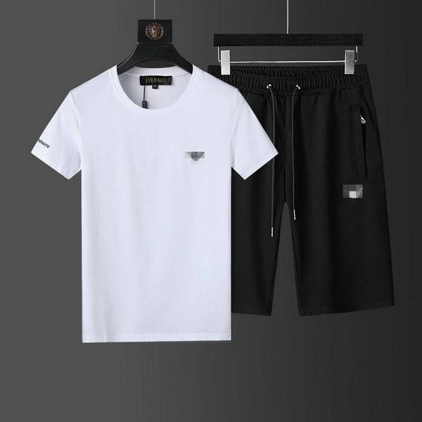 

whosale 2020 mens designer tracksuits mens 2020 luxury designer clothes fashion luxury running suits t shirt and shorts sets size -4xl 2pcs, Gray