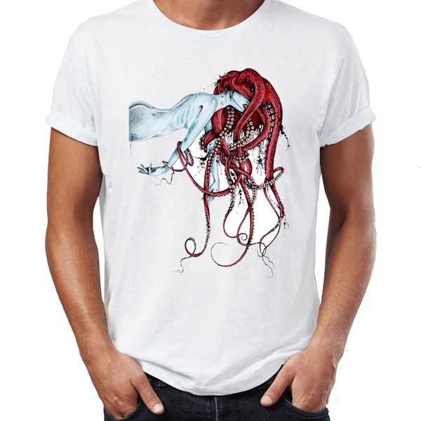 

summer t shirt men lovecraft r'lyeh park tshirt the call of cthulhu horror halloween artsy awesome artwork tees harajuku, White;black