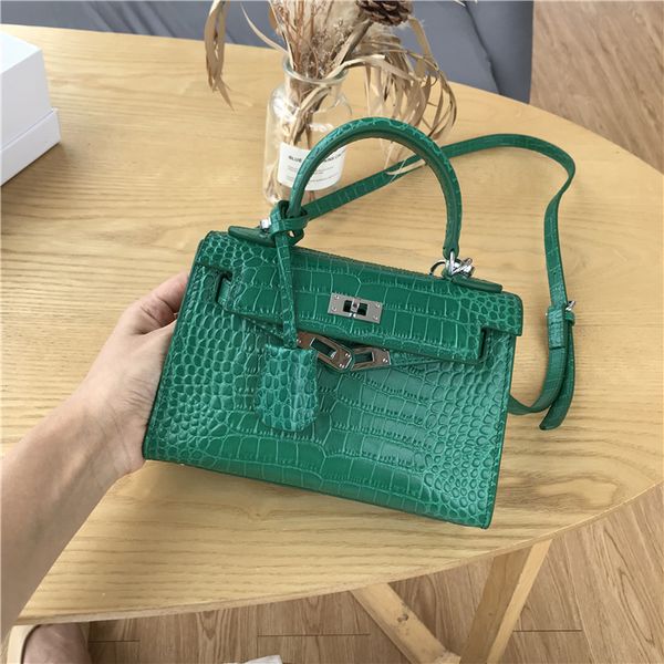

2020 crossbody leather bag leather second bag shoulder bag fdmh, Black