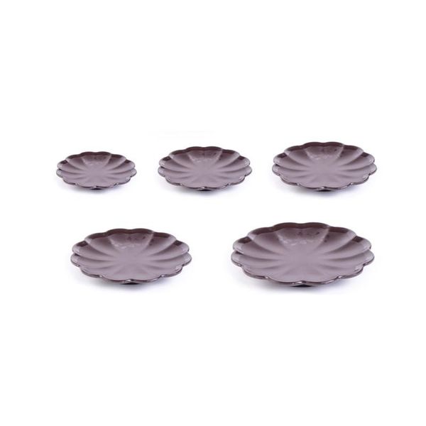 

round plate melamine frosted cherry blossoms dish plate high-grade tableware dessert plate for kitchen home bar plates