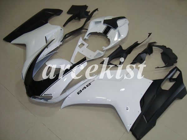 

4 подарки новый abs инъекция полный обтекатели комплекты подходят для ducati 848 evo 1098 1198 1198s 2007 2008 2009 2010 2011 2012 body набо