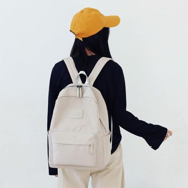 

school backpack travel backpacks for teenage girls rucksack waterproof nylon prom female shoulder bags zipper handbag