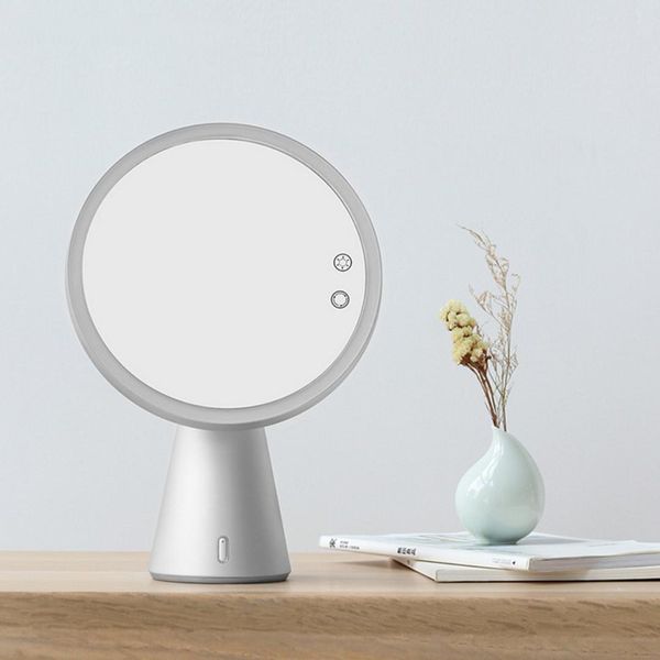 

usb 5x magnifying makeup mirror sets cosmetic led mirrors with bluetooth speaker bright light 90 degree rotating cosmetic makeup