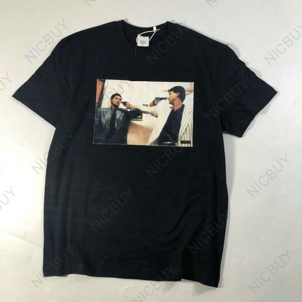 

designer brand luxury clothing mens t-shirt the killer trust tee p letter streetwear box logo casual cotton t shirt tshirt, White;black