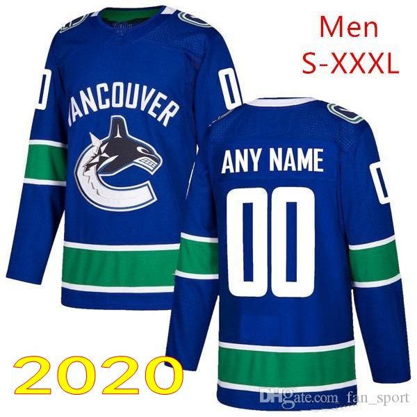 

custom vancouver canucks blue white third jerseys any number name men women youth kid 19 vasili podkolzin 40 pettersson edler boeser horvat, Black;red