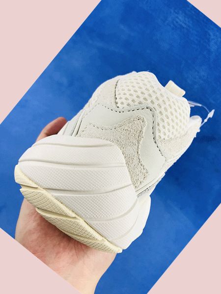 

2019 designer 500 bone white kanye west running shoes men shoes super moon yellow blush desert rat 500 sport sneakers