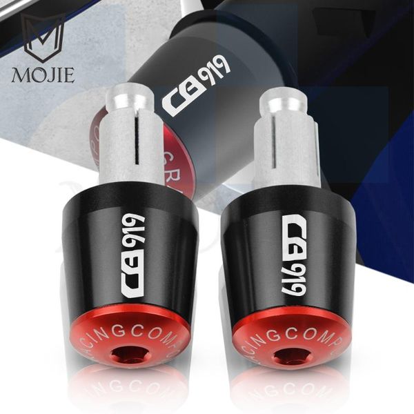 

7/8" 22mm motorcycle handlebar grips end handle bar cap end plug for cb919 cb 919 2001-2008 2007 2006 2005 2004 2003 2002