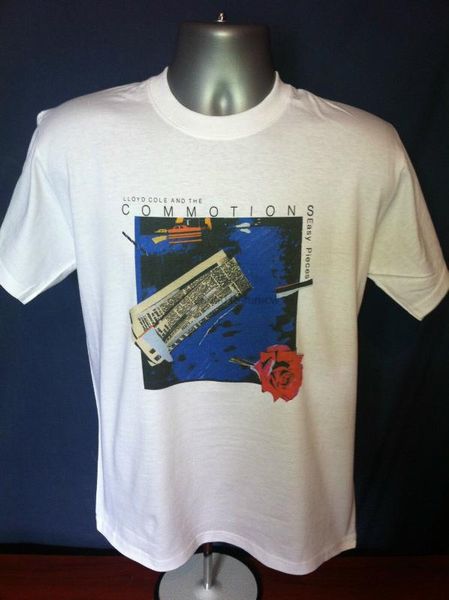 

lloyd cole t-shirt commotions scritti politti aztec camera xtc prefab sprout 80s, White;black