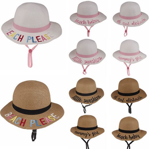 

10 styles kids bucket hat strawhat sunhat summer beach sun hat word fishing caps baby fisherman cartoon kids beach basin hats fj506, Yellow