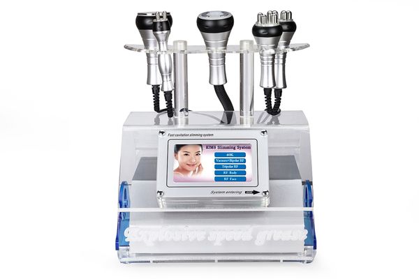

5 in 1 high speed vacuum cavitation system rf machine for face&body slimming rf radio frequency vaccum therapy