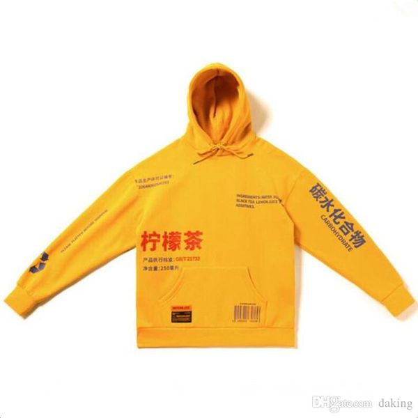 

китай стиль кофты с капюшоном толстовки хип-хоп скейтборд письма печати бежевый свободный шнурок осень зима теплый пуловер толстовка нас бес, Black