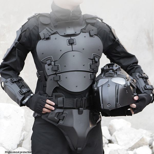 

wst открытый многофункциональный тактические легкий armor set регулируемая тактические охота elbow pad талия seal для airsoft пейнтбола, Black;green