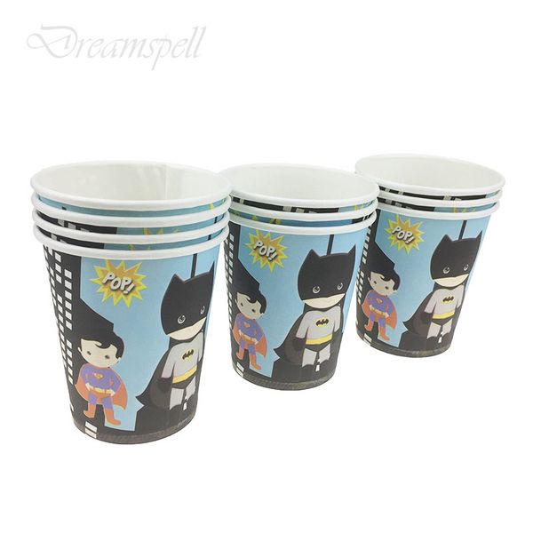 

10pcs/lot cartoon disposable paper cups birthday party decorations kids baby shower supplies paper cups party favors
