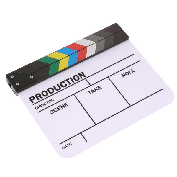

movie film slate clapper board dry erase