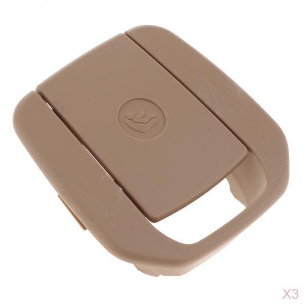 

3pcs new child rear seat black isofix mount cover for e90 e91 e81 beige
