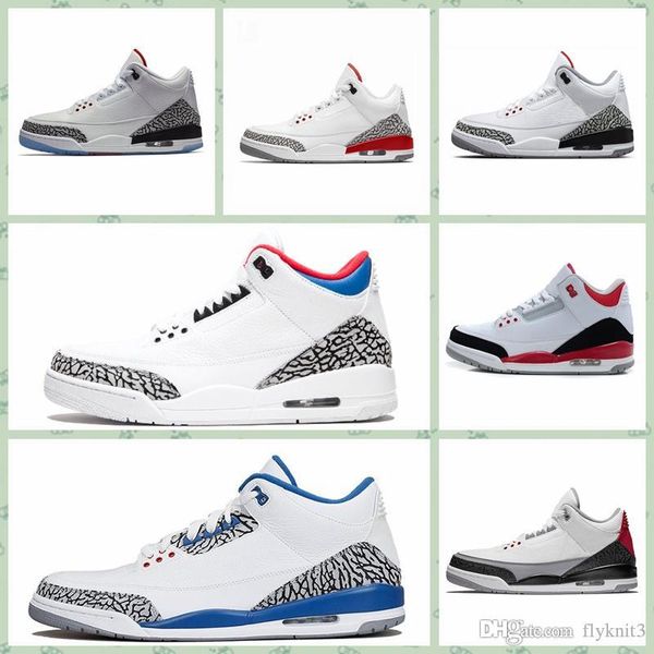 

j003ma mens jumpman 3 basketball shoes 3s nrg jth bio beige pure white black wool katrina aj3s air flights sneakers boots for