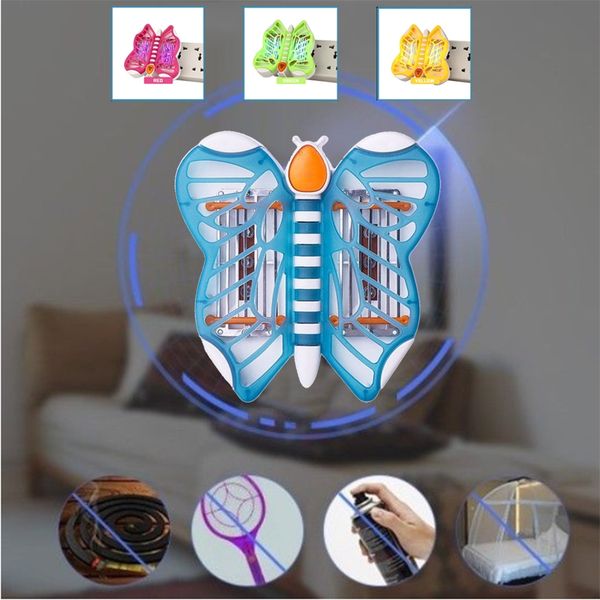 

mosquito light butterfly 3w electric uv lamp flying insects moths killer zapper mosquito lamp multicolor pest bug insect trap other garden s
