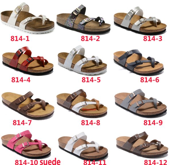 

mayari 2020 new style summer beach cork slipper flip flops sandals women men color casual slides shoes flat 35-46