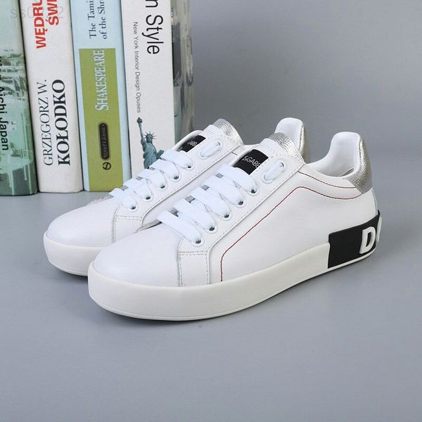 

new european station lace casual white shoes flat round head men and women couple shoes factory direct sales size 35-40cm, Black