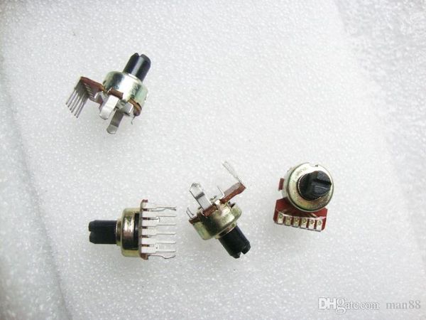 

single row 6 feet potentiometer a50k single adjustable handle length 7mm