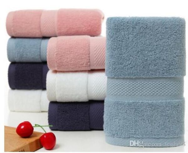 Asciugamano in puro cotone, tutto asciugamano in cotone, regalo pubblicitario per la casa dell'hotel, asciugamano di restituzione 10 pezzi/lotto W1044
