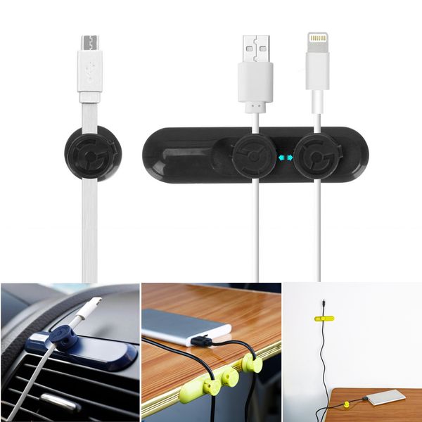 

car wire storage holder clip magnetic cable organizer line clasp clamp for mobile phone usb headphone home office usage