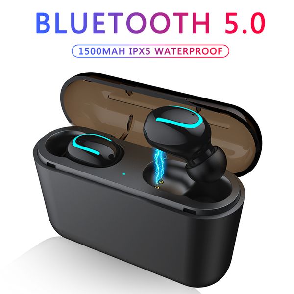 

bluetooth earphones tws wireless blutooth 5.0 earphone handsheadphone sports earbuds gaming headset phone pk hbq