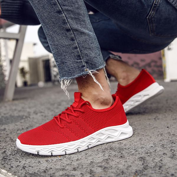 

x49 man spring casual shoes breathable light men lace-up new women s leather shoes wild personality shoes fashion big size 39-46, Black