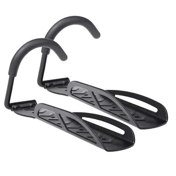 

2pack bike rack garage wall mount bike hanger storage system vertical bike hook for indoor shed - easily hang/detach