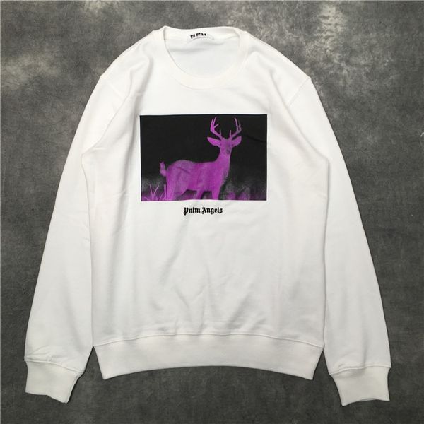 

19ss brand mens designer hoodies giv new fashion brand luxury colour block letter deer printed round collar guard garment sweatshirts, White;black