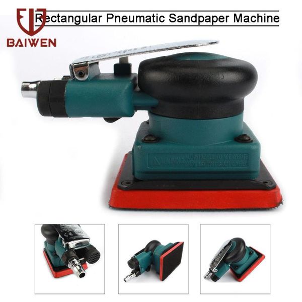 

pneumatic air sander polisher 75mm x 100mm car auto body work tool polishing random orbital palm machine