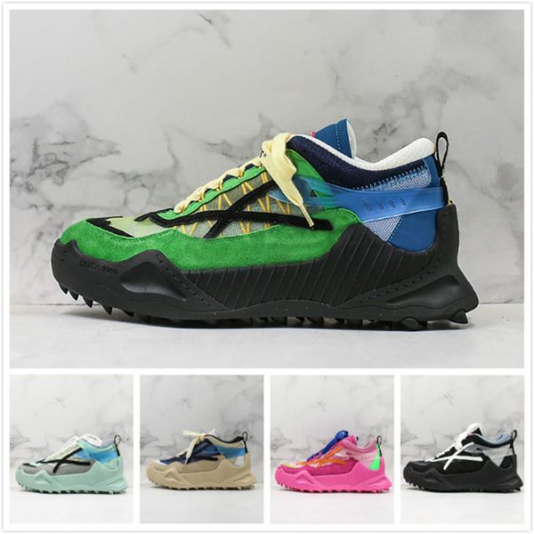 

white x c/o odsy 1000 sneakers men women virgil designer hiking shoes black green brown blue pink sports sneakers