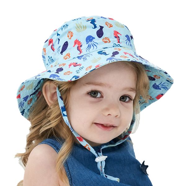 

baby boy girls sun protection hat sunscreen cap hat fisherman's beanie newborn fisherman bucket, Yellow