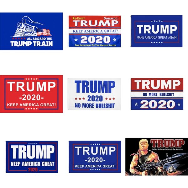 

special price trump 2020 flag 5 styles donald flags keep america great again polyester decor banner for president usa holder hook #457