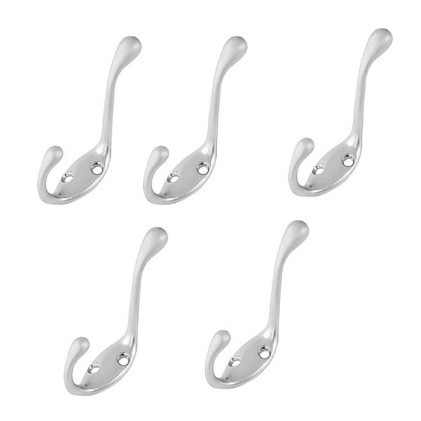 

5-pack wall hooks ,use for hats, bags, robes and towels,wall hooks are perfect for home, kitchen, bathroom and office use