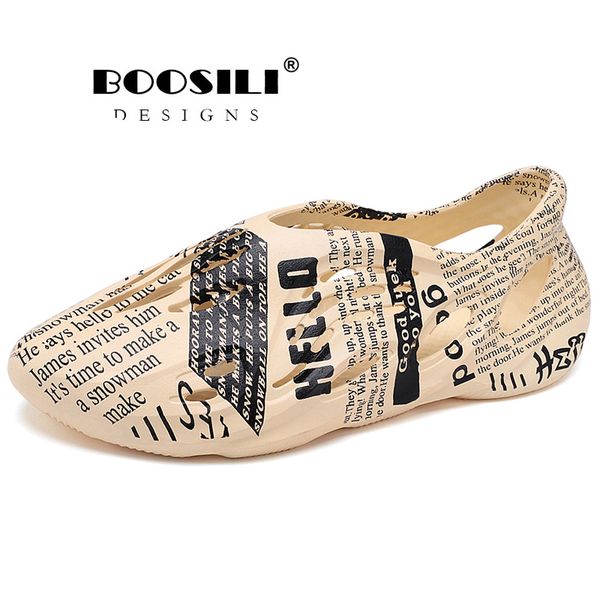 

2020 mens cool eva sandal garden shoes summer sandals camouflage clogs lightweight big size 45 mx200617, Black