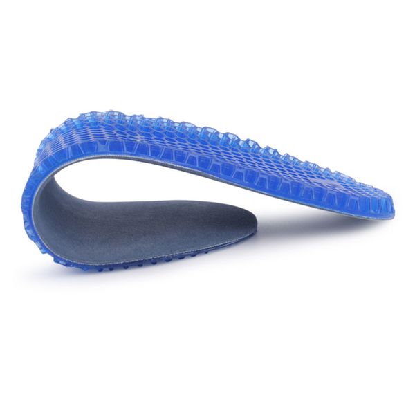 

1 pair size insole silicone massaging insoles pads ortc arch sport shoe gel insole mug88, Black